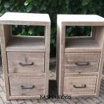 Nachtkast "Femke" met 2 lades