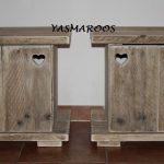 Nachtkastjes "Love" deurtje met hartje