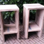 Nachtkastjes "Tesa" met legplank