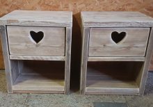 Nachtkastje Evelien steigerhout