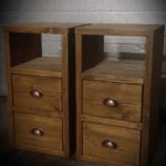 Hoge nachtkastjes Leonie Oldbrown wash