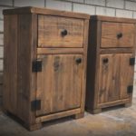 Nachtkastjes "Randy oldbrownwash" bruin